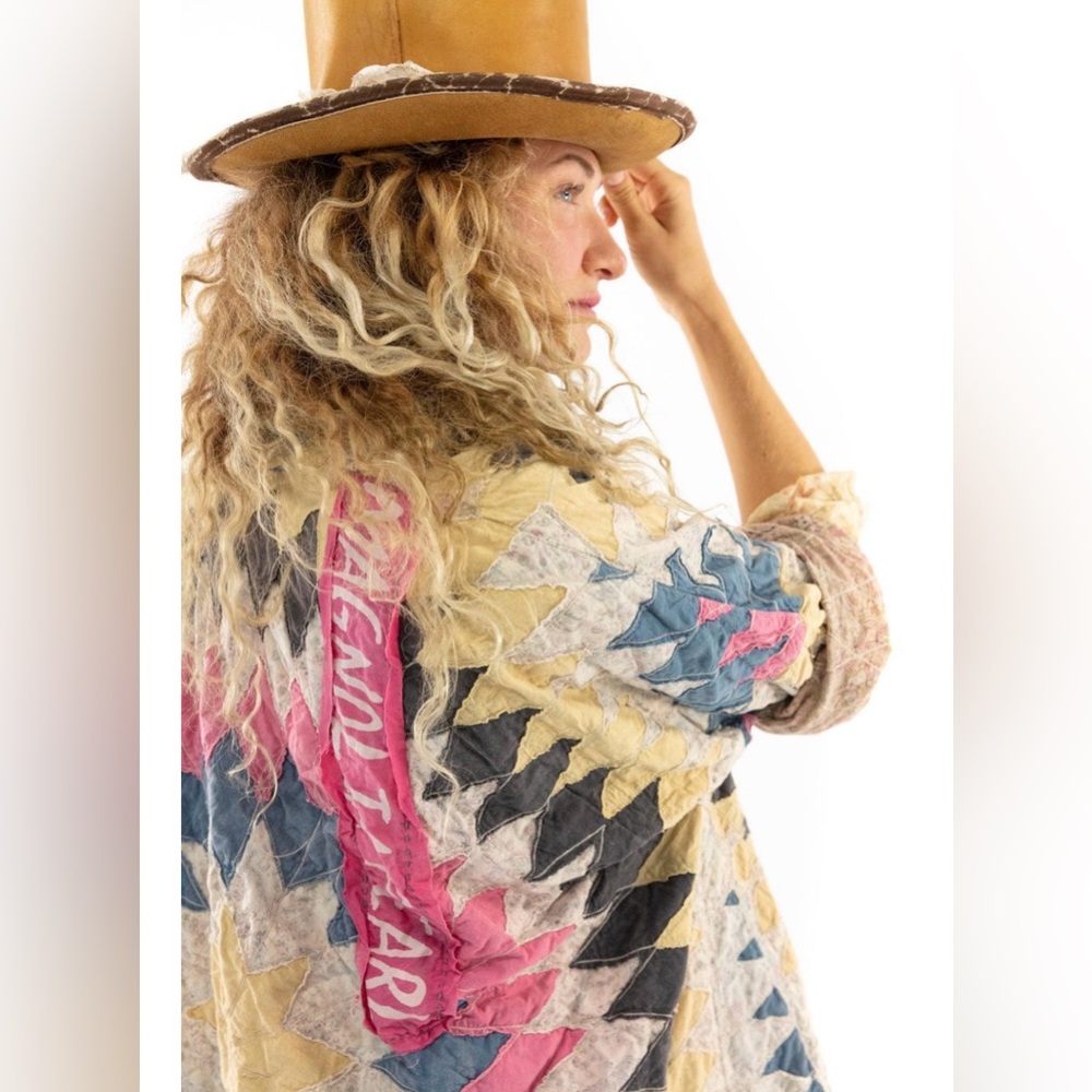 Magnolia Pearl Sitara Patchwork Jacket Kimono - image 8